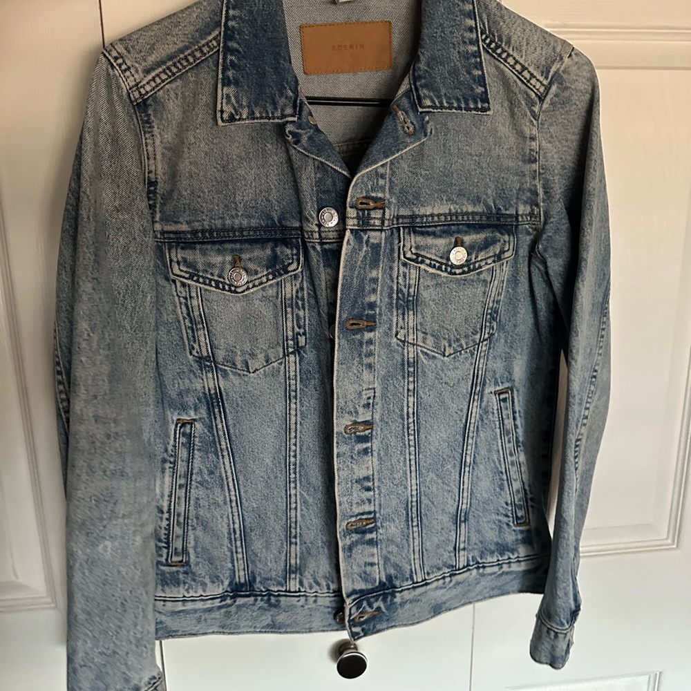 &Denim Light Blue Heavy Denim Jacket